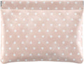 Ksriylm Hearts Leather Makeup Pouch Set for Women Small Make Up Bag for Purse Waterproof Initial Makeup Cosmetic Bags Pouches for Purse Aesthetic Travel Toiletry Bag,Nude Pink