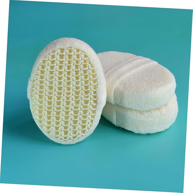 1 Set Comfortable Bath Sponge and Rubbing Strip Set for Household Use Includes Back Scrubber Strap Soft Bath Gloves and Pad for Skin Care
