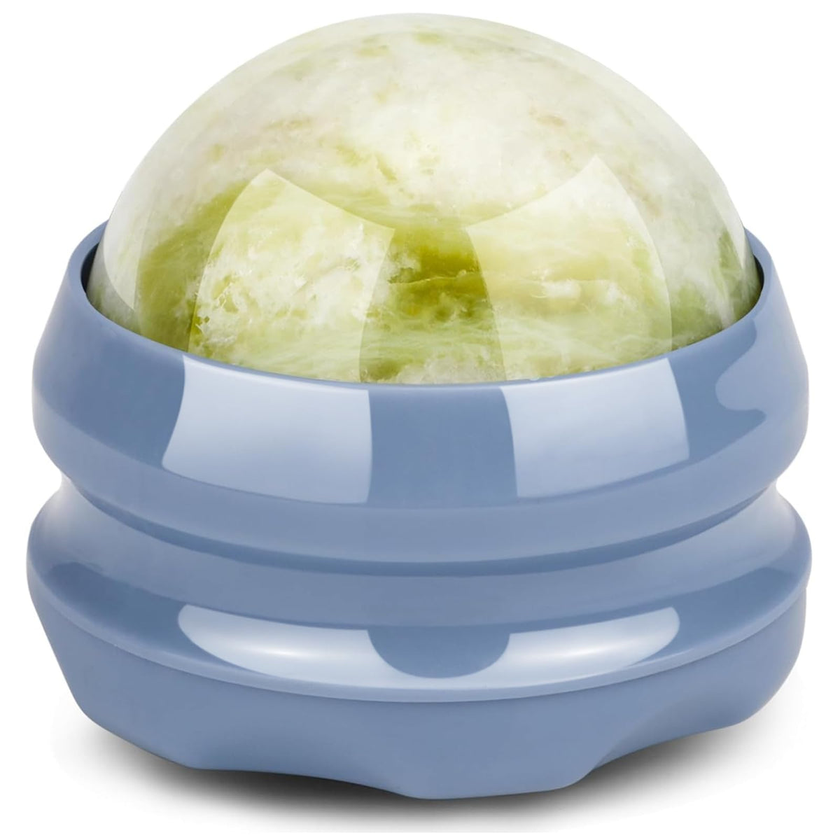 ideayard Massage Stone Jade Ball for Full Body Massage Lacrosse Ball Massager, Back Massage Tool, Self Massage Ball for Sore Muscle