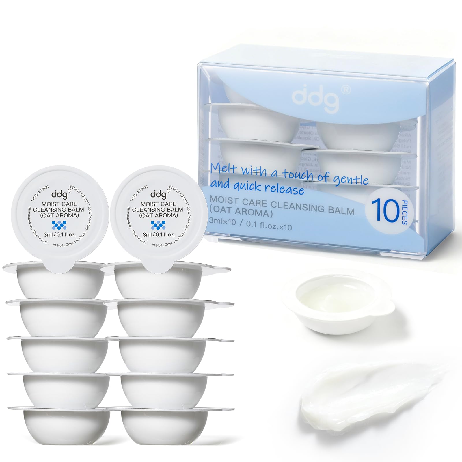 ddg Cleansing Balm Travel 10 Packs Sensitive Skin
