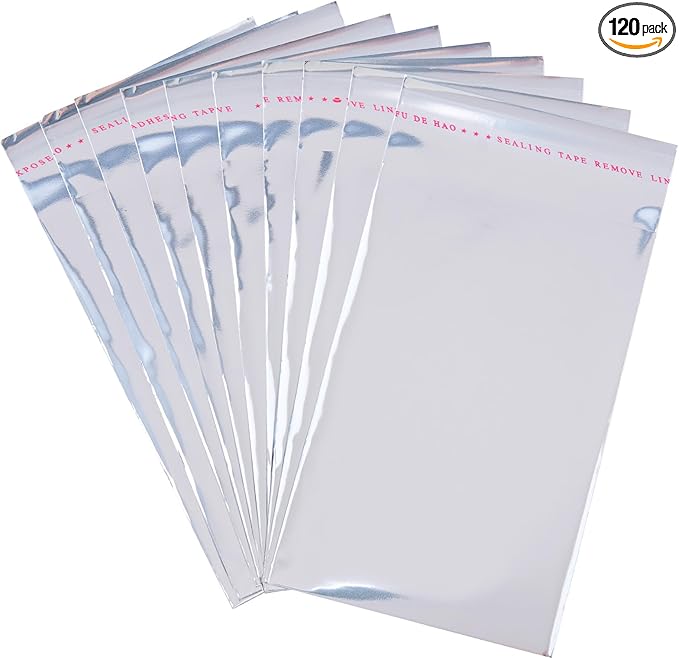 Sanitary Napkin Disposal Bags, 120 Pcs Silver Feminine Sanitary Napkin Storage Bag, Sealed Opaque for Privacy, Block Odors