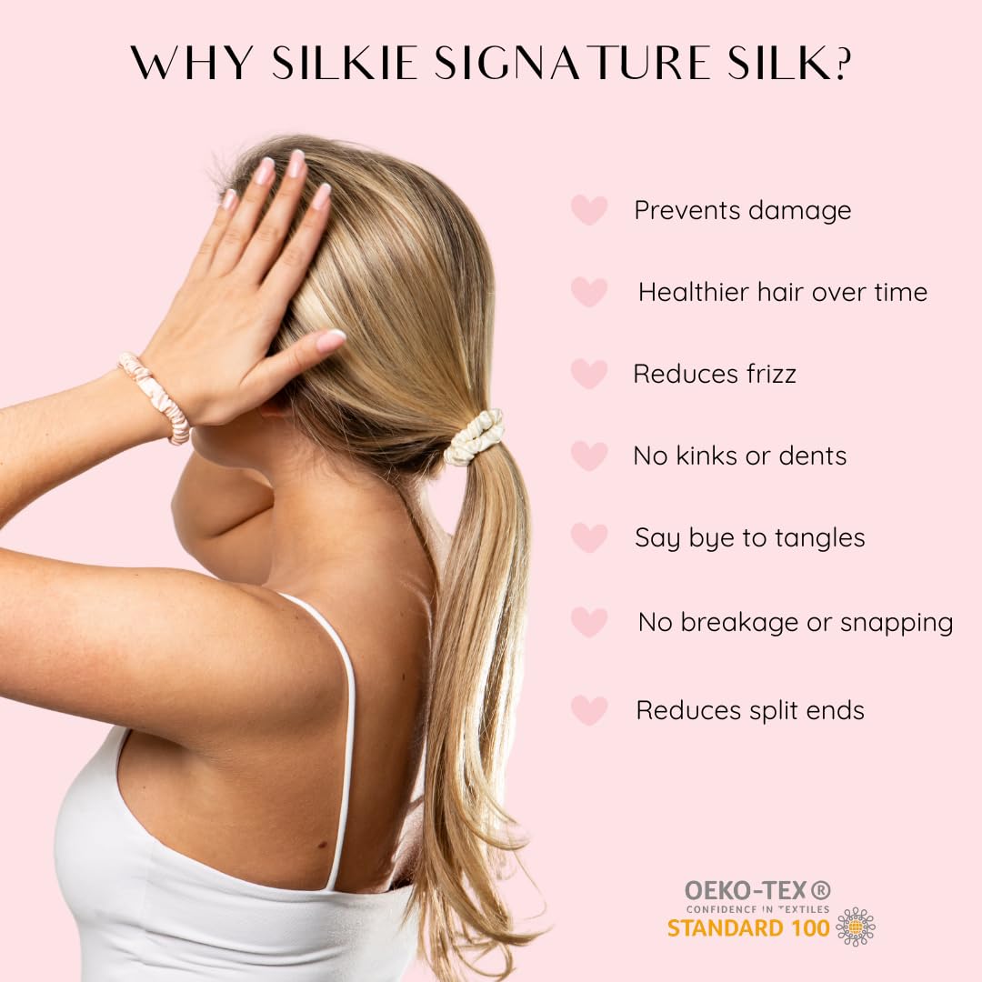 SILKIE x4 Set 100% Pure Mulberry Silk (Pink Sorbet)