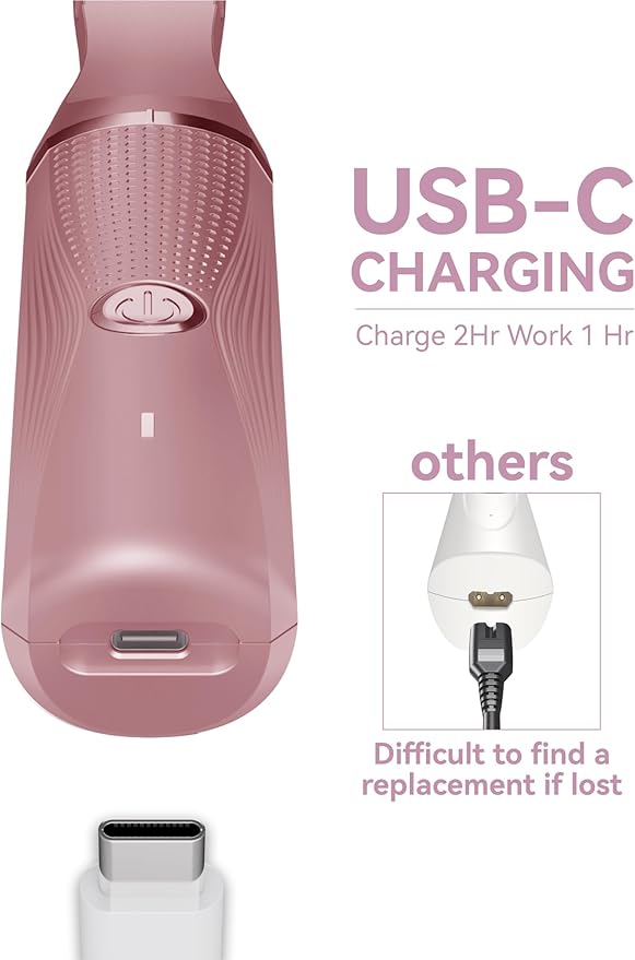 3-in-1 Electric Razor for Women - Waterproof Bikini Trimmer,Rechargeable Electric Shaver for Lady,Pubic Hair Trimmer Women,Personal Trimmer Groomer for Body Hair (Rose Golden,RG-1)