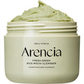 Arencia Korean Rice Mochi Face Cleanser - Face Wash, Gentle Scrub All in One for Deep Cleansing, Moisturizing, Pore Minimizing with Rice Water & Green Tea (4.23oz)