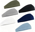 Sport Headbands for Men 6 Pack, Summer-Exclusive Lightweight Elastic Soft Fabric Non-Slip Men Hair Bands Hair Warp Running Cycling Sports Tennis Basketball Daily Workout