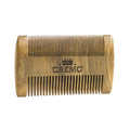 CREMO - Premium Beard Comb For Men | 100% Natural Wood With Woody Fragrance