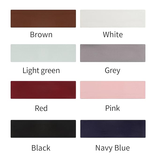Fishinsea 10 Pack Headbands for Women, Elastic Non-Slip Hair Bands Hair Warp for Sports Daily Workout Yoga Running