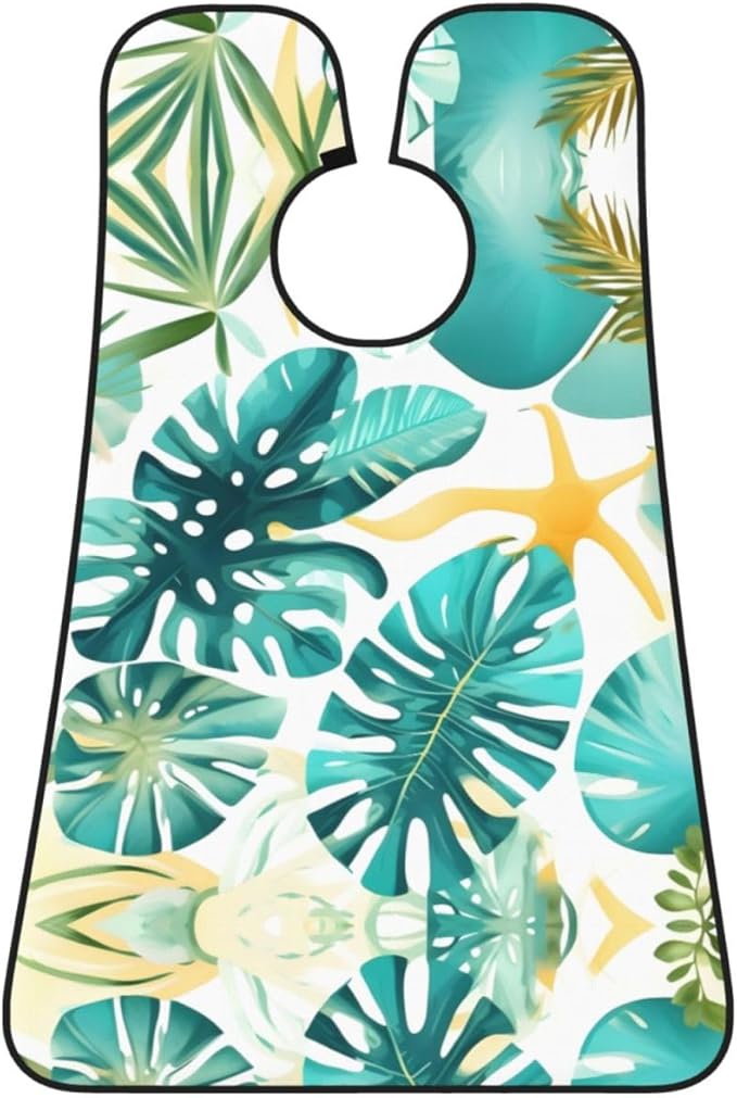 Underwater Scenery Print Beard Bib Shaving Apron, Beard Hair Trimming Cape Gift For Dad