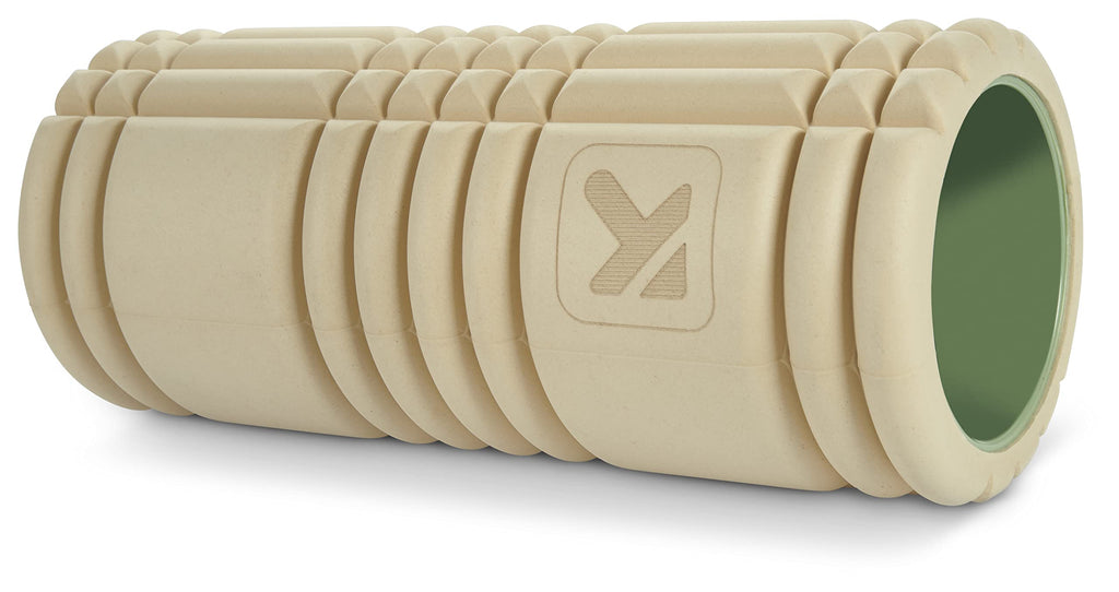 TRIGGERPOINT Performance Therapy Grid Patented Multi-Density Foam Massage Roller (30% Renewable Materials) Exercise, Deep Tissue Muscle - Muscle Pain&Tightness, Improves Circulation (13"), Tan