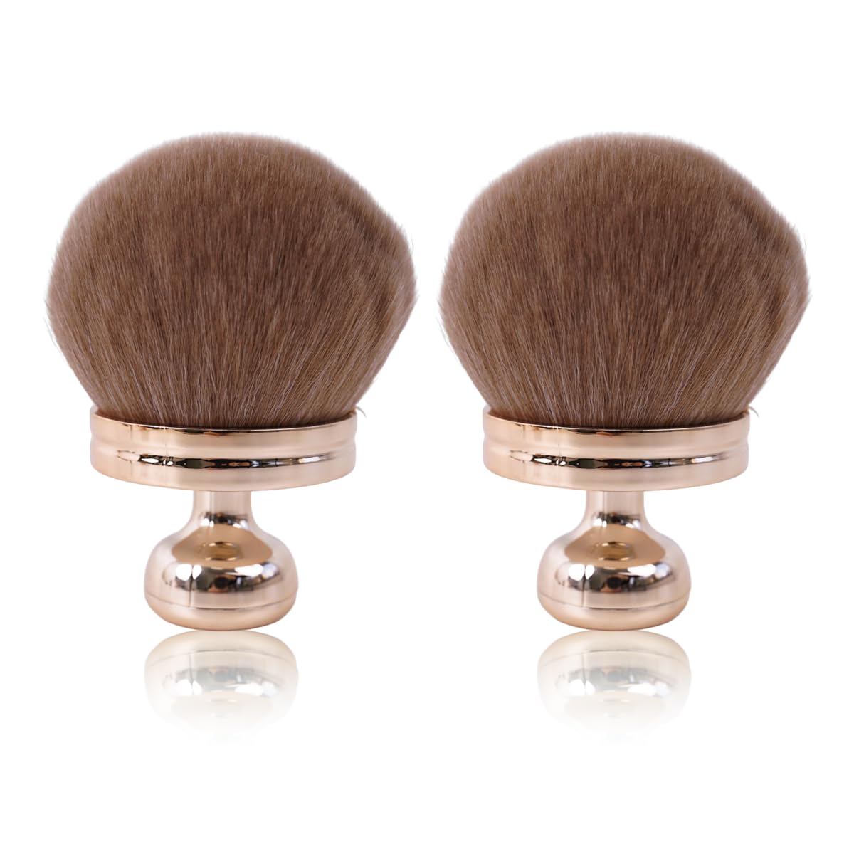 2 Pcs Extra Large Self Tanner Brush 70mm Self Tanning Brush for Body Makeup, Back Tanning Applicator Kabuki Brushes Powder Fondation Bronzer Blending Back Lotion Sunscreen Applicator Stocking Stuffers