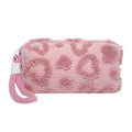 SxoSyo Plush Makeup Bags, Cosmetic Cases, Pink Heart
