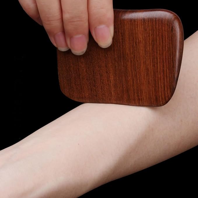 OULIGET Wooden Gua Sha Massager Tool,Wooden Gua Sha Scraping Massage Tool,Sandalwood Gua Sha Board Acupuncture Point Massager,1 Pieces.