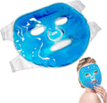 SportEmblema Ice Face Mask - Cooling Gel Face Mask for Puffy Eyes & Headache Relief, Hot Cold Therapy Compress for Facial Skincare, Post Laser Treatment, Sinus Pressure & Migraine, Reusable