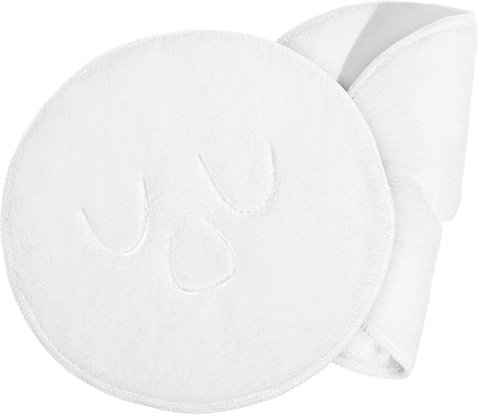 2Pcs Reusable Hot Cold Compress Facial Towels for Spa Home Care Soft Durable Face Care Towels for Skin Moisturizing for Women