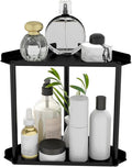 FLE Corner Bathroom Counter Organizer, Bathroom Organizer Countertop White