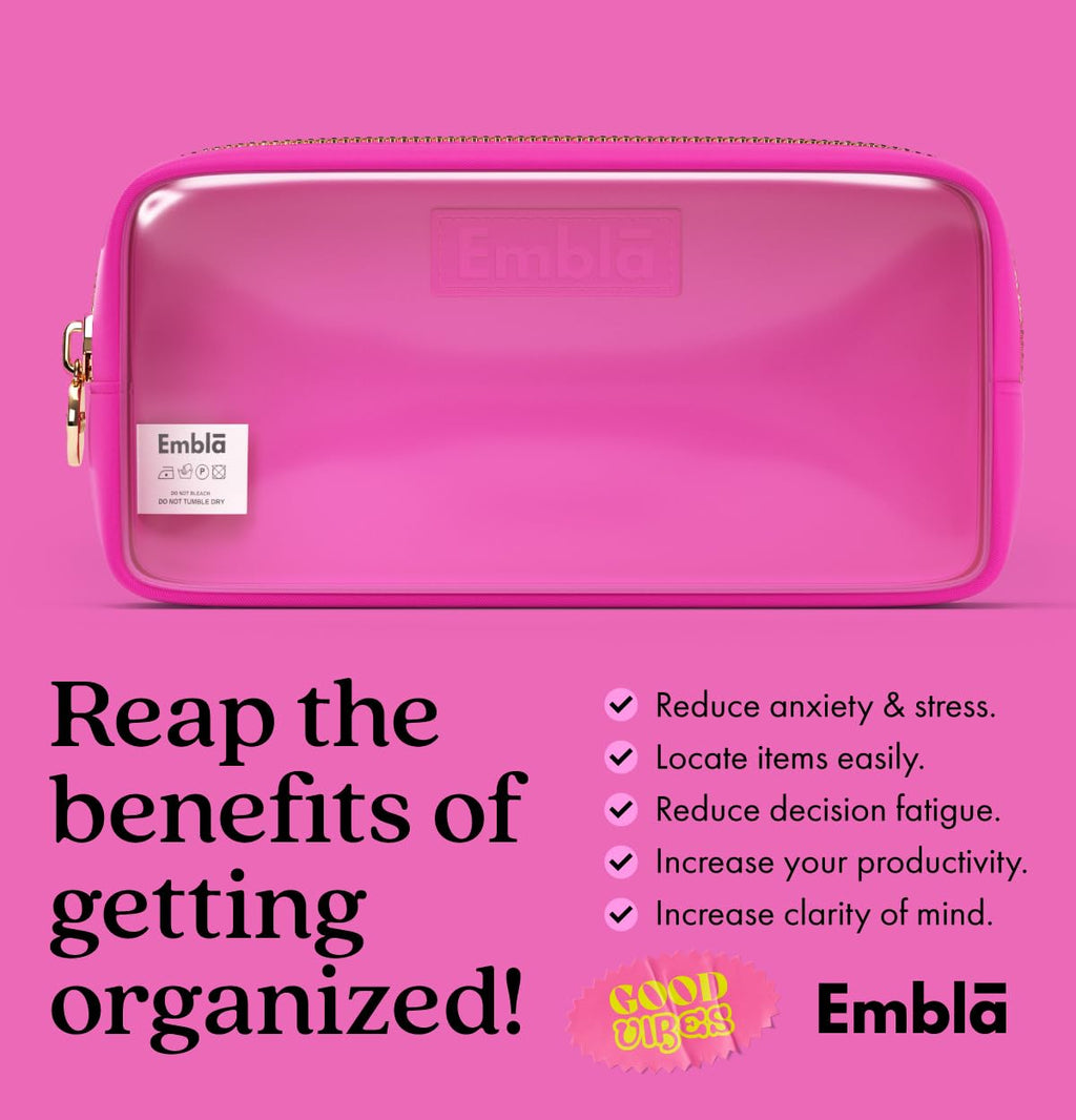 Makeup Bag for Women, Travel Cosmetic Organizer, Waterproof Toiletry Pouch