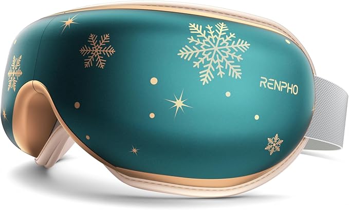RENPHO Eyeris 1 Eye Massager with Heat, Relaxing Birthday Gifts for Men Women, Smart Eye Mask for Dry Eyes Relax, Eye Strain
