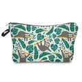 Deanfun Makeup Case Small, Cosmetic Zipper Bag Waterproof for Purse Mini, Women Cute Traveling Accessories Pouch for Ladies Thanksgiving Sloth D2-51476