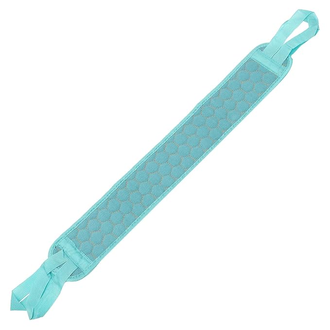 WOONEKY Bath Towel Back Rub Strips Long Straps Exfoliating Washcloth for Shower Bath