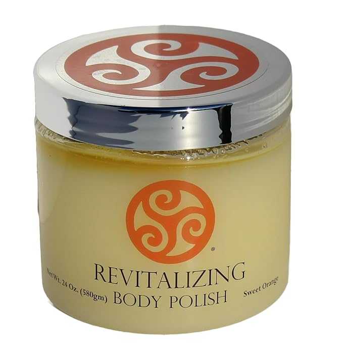 Trillium Organics Body Polish Sweet Orange Salt Scrub 24 Ounce