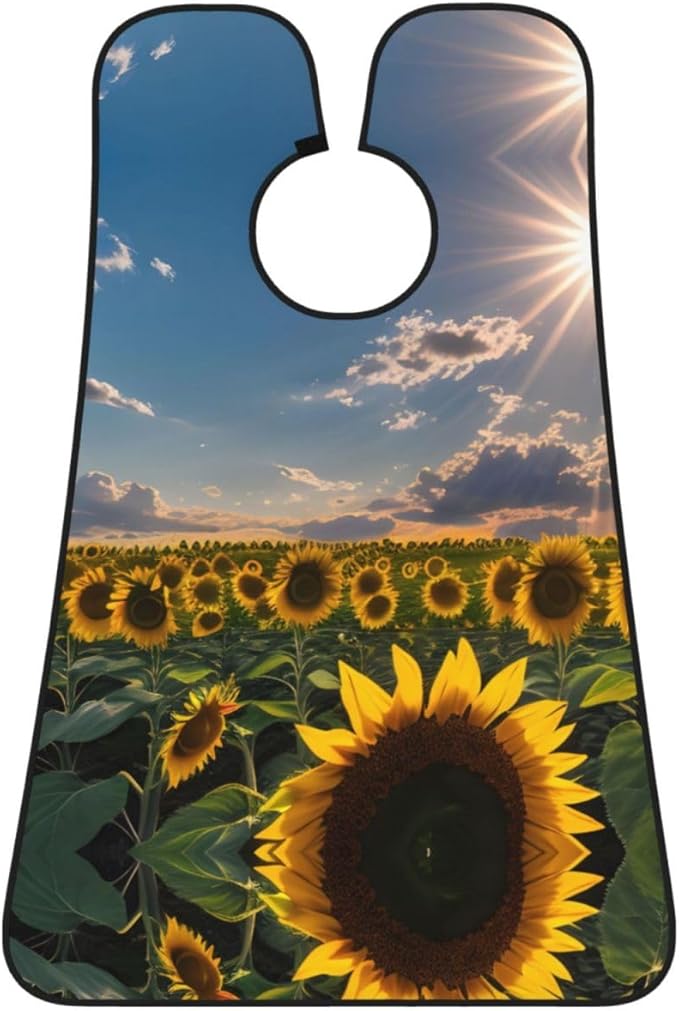 Underwater Scenery Print Beard Bib Shaving Apron, Beard Hair Trimming Cape Gift For Dad