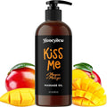 Mango Sensual Massage Oil for Couples - Alluring Tropical Full Body Massage Oil for Date Night and Nourishing Body Moisturizer with Sweet Almond - Vegan Non Greasy & Smooth Gliding Formula (16 Fl Oz)