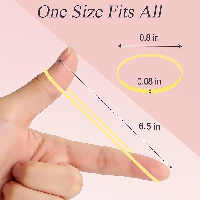 1000pcs Mini Hair Rubber Bands, Soft & Durable Plastic Elastic Hair Ties for Little Girls, Stretch Ponytail Ties for Kids Hairstyles and Braids