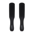 Wet Brush Detangling Hair Brush for Men, Black, Stimulates Scalp & Beard for Fuller Stronger Hair, Intelliflex Detangler Help Bristles Promote Growth & Protect from Breakage, Pain-Free (Pack of 2)