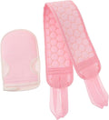 LIFKOME 2pcs Exfoliating Bath Strap Scrubber Back Cleaning Glove for Deep Cleansing and Relaxation for Spa Massages and Daily Bathing