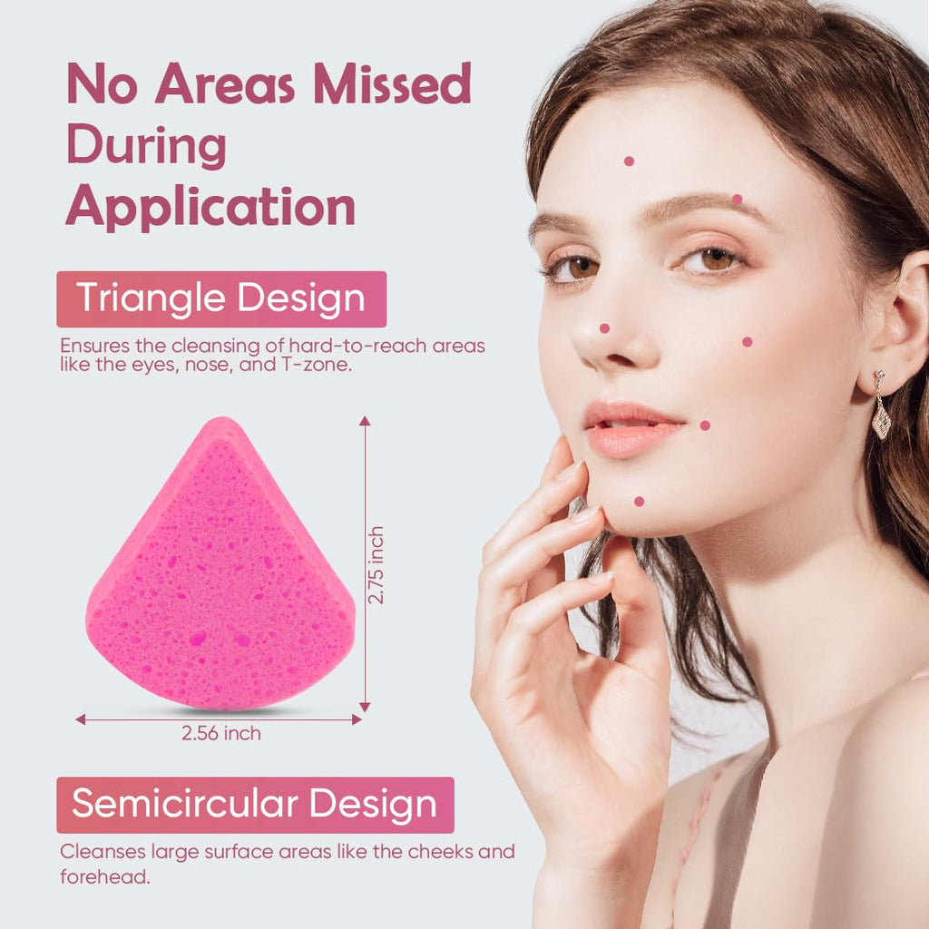AIDEA Compressed Facial Sponges-96Count, Disposable Face Sponges