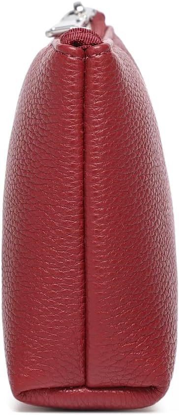 PU Leather Makeup Simple and Convenient Handbag Small Exquisite Storage Bag (Pu/Encore Red)