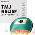 Zaybuon TMJ Relief Products Jaw, TMJ Relief Massager, Vibration and Heating, Ergonomic Multi-Needle Design TMJ Massage Tool, Effective Jaw & Neck Pain, Grinding and Clenching Teeth Relief (Green)