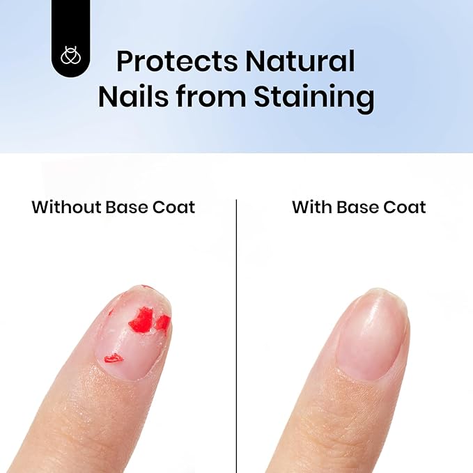 Beetles Gel Base Coat - Shine Finish and Long Lasting, Soak Off LED Nail Lamp Upgraded Formula DIY Home and Salon Manicure Gifts for Women