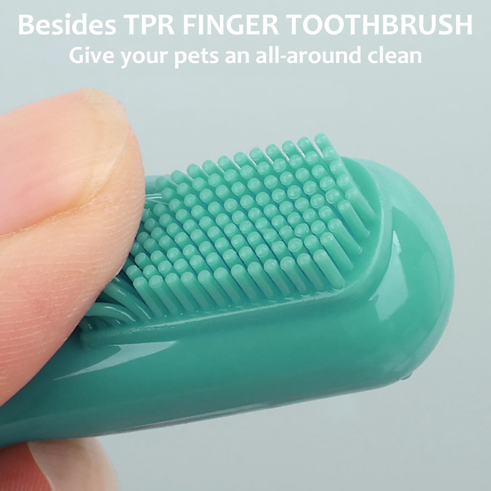 (6 Pcs) ELEGX Pet Grooming Bath Massage Brush with Soap and Shampoo Dispenser Soft Silicone Bristle for Long Short Haired Dogs Cats Shower