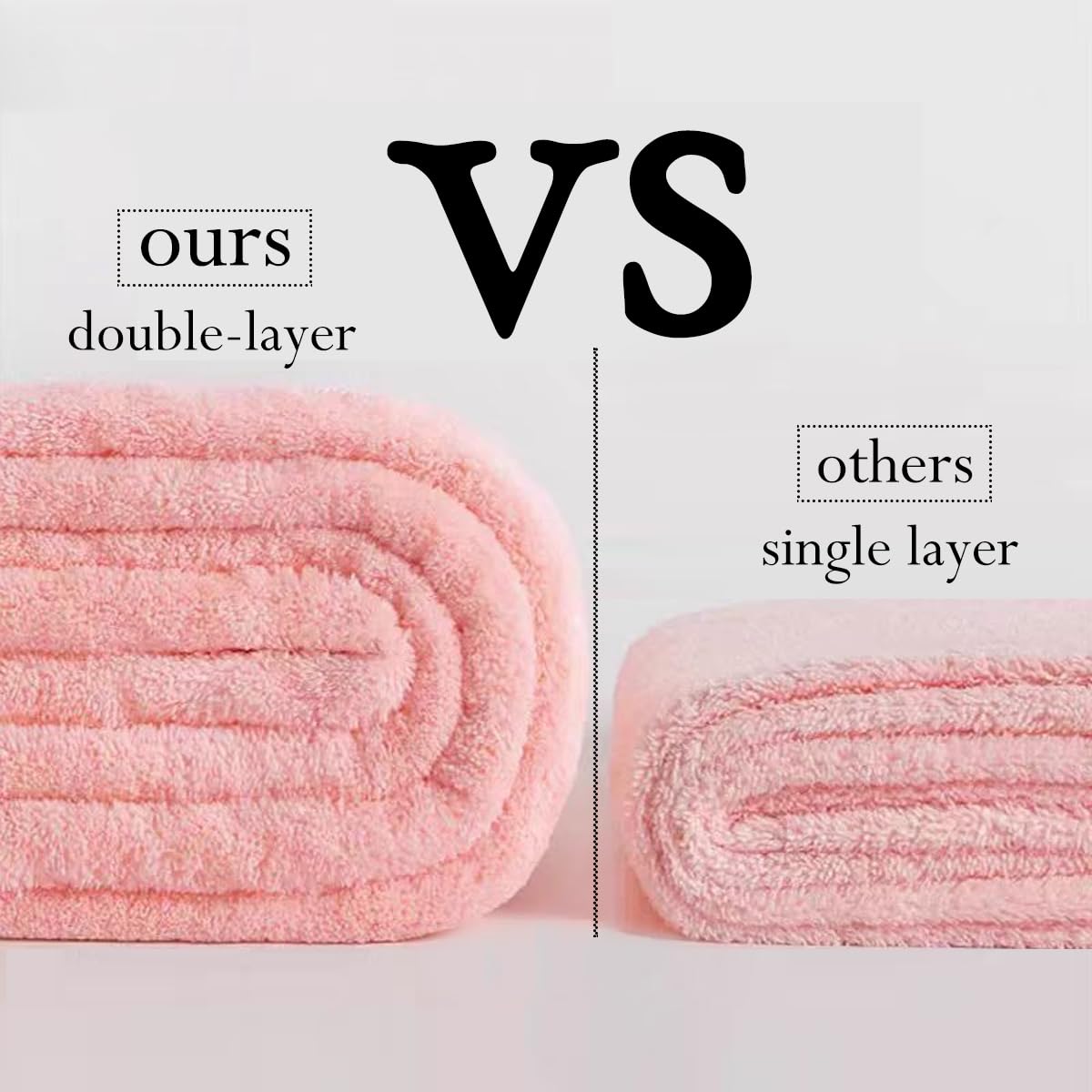 AGKXHDEC Microfiber Hair Drying Towel Wrap,Hair Turbans Towel for Wet Hair