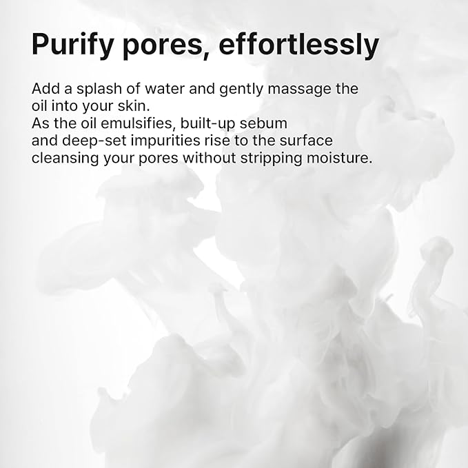 Herna Rice Pore Care PHA Blackhead Remover Cleansing Oil - Makeup & Blackhead Remover, Pore Care with PHA & 10 Seed Oils, Lightweight Pore Cleanser, for Normal & Oily Skin 5.07fl.oz(150ml)