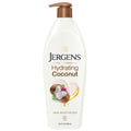 Jergens Hydrating Coconut Body Lotion, Hand and Body Moisturizer, Infused with Coconut Oil, Hydrates Dry Skin Instantly, Dermatologist Tested, 26.5 Oz
