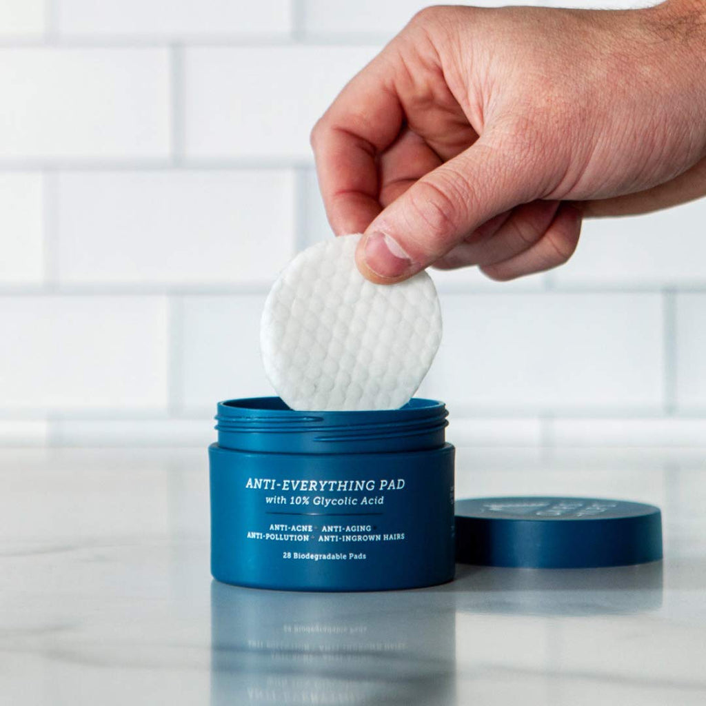 Oars + Alps Anti-Everything Pads, Facial Cleanser + Exfoliator, 28ct