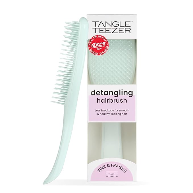 Tangle Teezer Fine Ultimate Detangler Brush for Fine Hair, Ice Blue