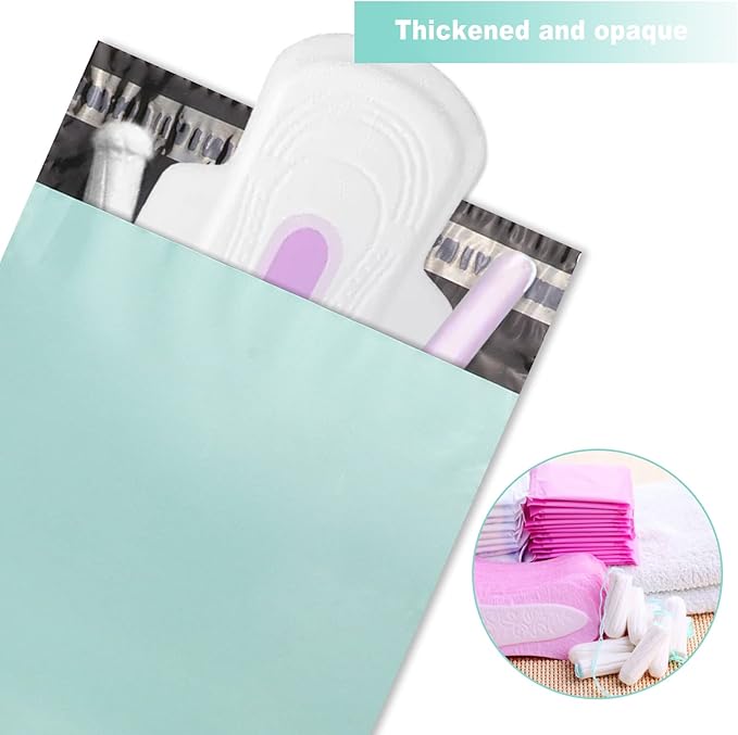 Hipruict Women Sanitary Disposal Bags, 100 Pcs Feminine Hygiene Disposal Bags, Self-Sealing, Privacy Protection, Disposal of Sanitary Napkins, Tampons, Incontinence Wipes Green