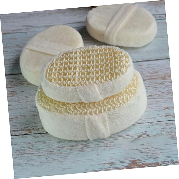 1 Set Comfortable Bath Sponge and Rubbing Strip Set for Household Use Includes Back Scrubber Strap Soft Bath Gloves and Pad for Skin Care