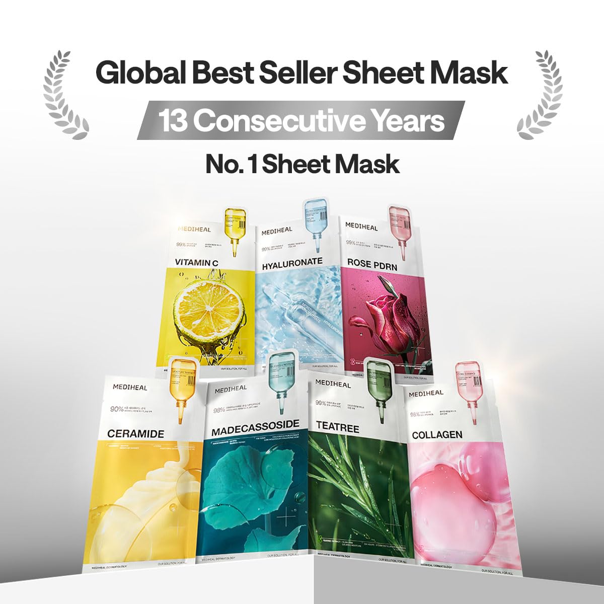 MEDIHEAL Collagen Essential Face Sheet Mask, Skin Firming (10ea)