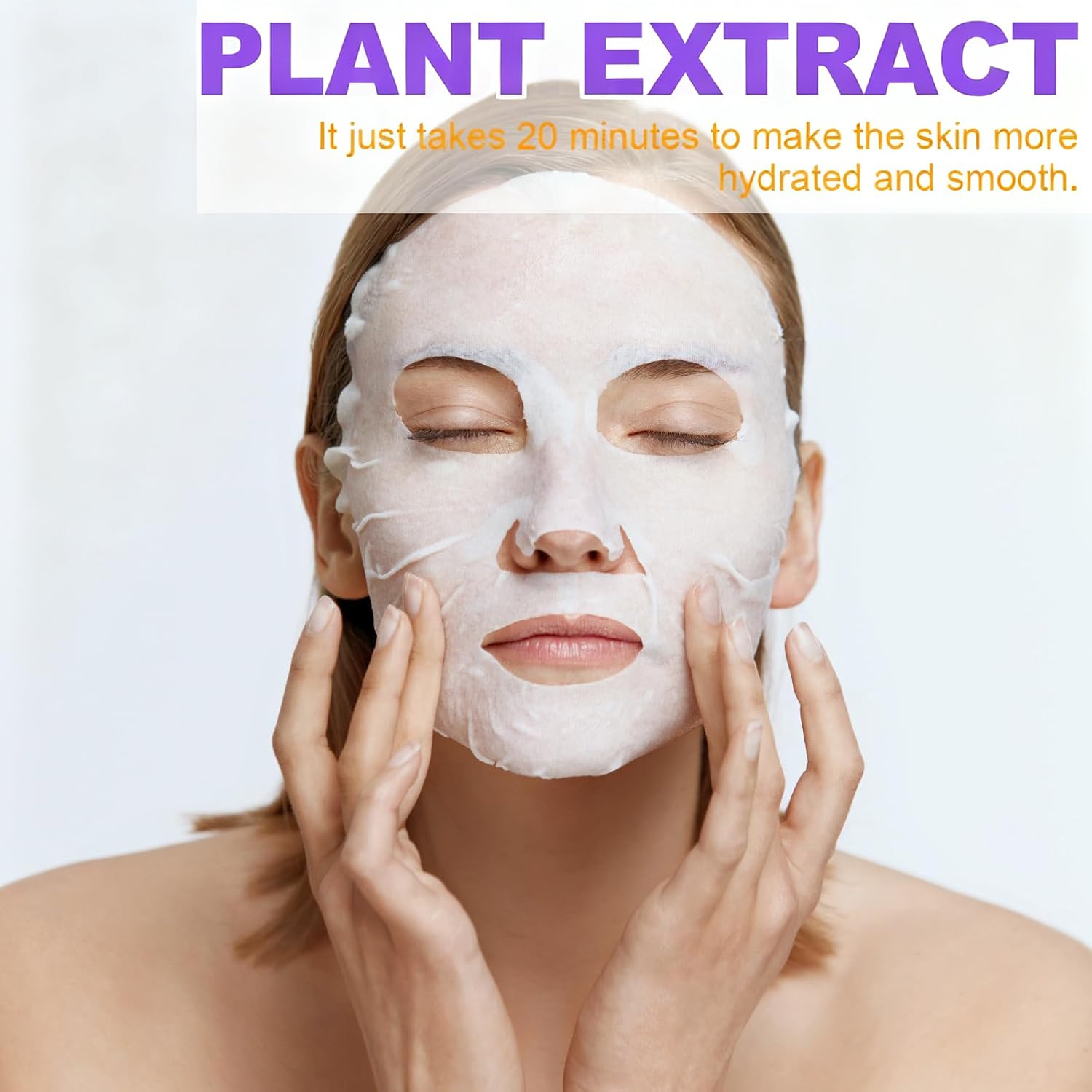 144 Pack Bulk Sheet Face Masks Skincare, Facial Masks for Most Skin Types