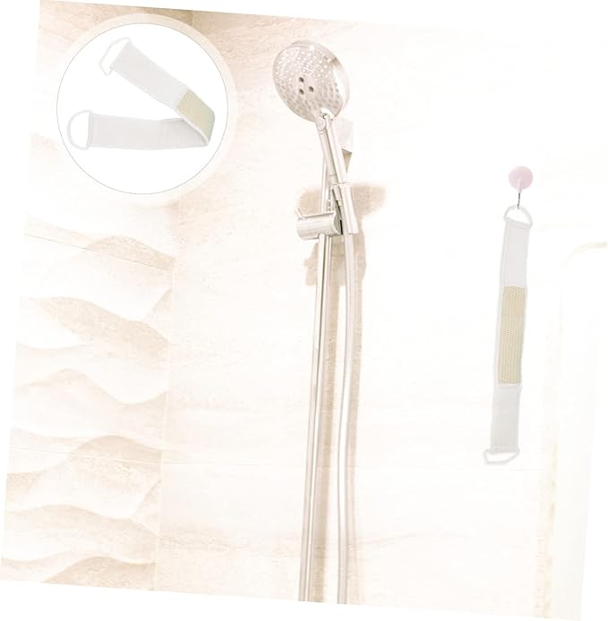 Ipetboom 2pcs Back Scrubber Bath Towels Soft Exfoliating Shower Tool with Long Strap for and Cleansing Safe for All Skin Types for Daily Use