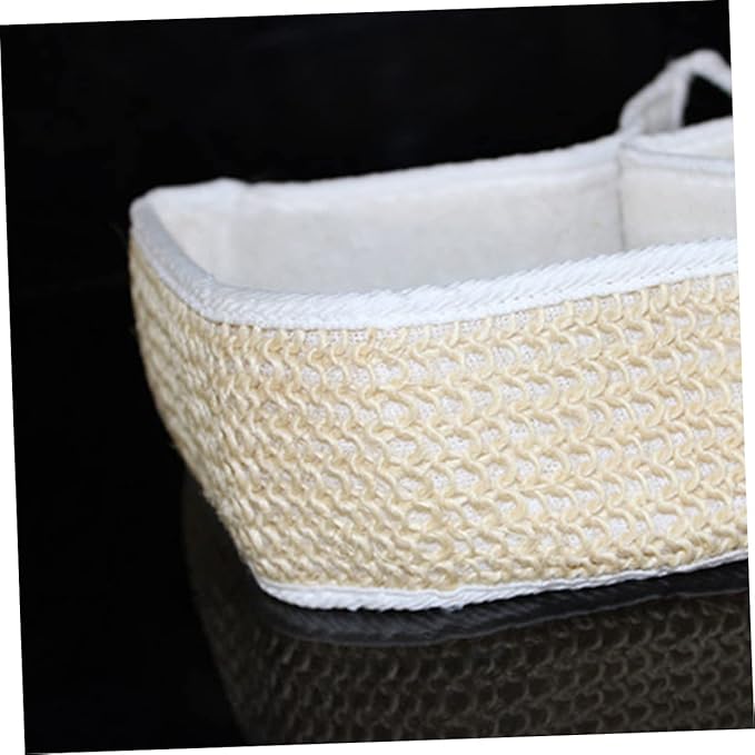 Ipetboom 3pcs Loofah Massage Brush Bath Towel Double-Sided Exfoliating Back Scrubber Straps for Deep Cleaning and Shower