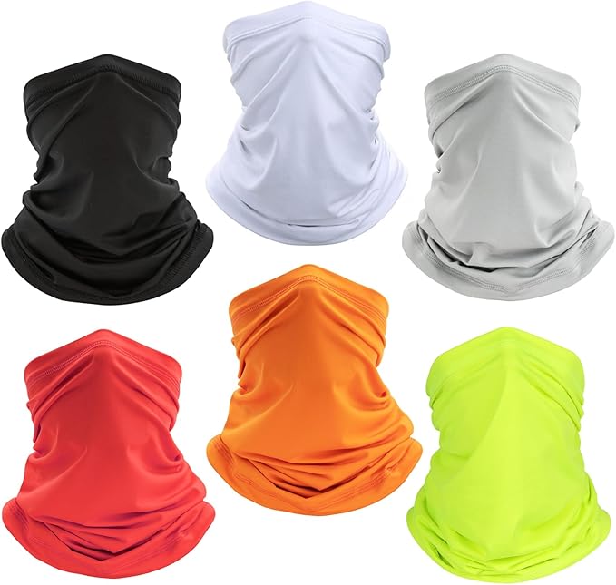 Fivali Neck Gaiter Bandana Face Mask: Cooling Gator Mask Breathable Face Cover Ski Neck Scarf Protection from Dust Sun Wind