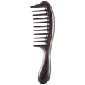 Louise Maelys Black Sandalwood Wide Tooth Comb For Curly Hair