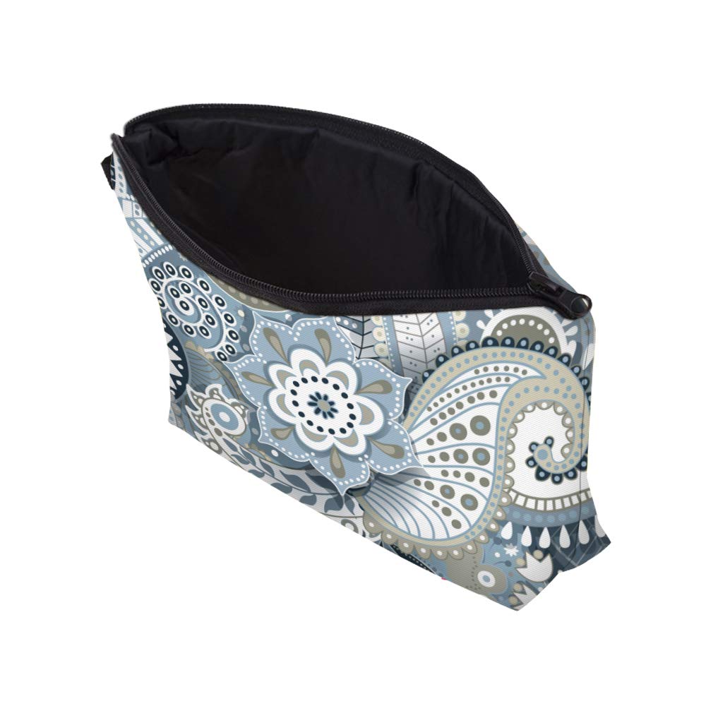 Deanfun Makeup Case Small, Cosmetic Zipper Bag Waterproof for Purse Mini, Women Cute Traveling Accessories Pouch for Ladies Thanksgiving(Mandala D2-51559)