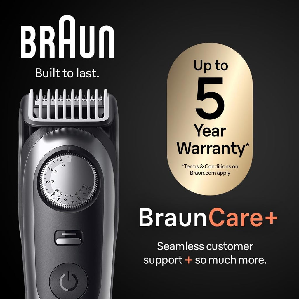 Braun Series 9 All-in-One Beard & Body Grooming Kit for Men, Cordless Trimmer, Hair Clippers & Shaver for Face, Hair & Body with Gillette Labs Razor, AIO 9530