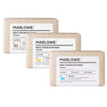 MARLOWE. Men's Body Scrub Soap, Exfoliating Soap Bars, Variety Trio, 7oz